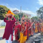 हल्द्वानी:श्रीमद् देवी भागवत से पहले श्रद्धालुओं ने निकाली भव्य कलश यात्रा, भक्तिमय हुआ माहौल