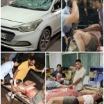 हल्द्वानी में खूनी खेल, कार सवारो पर अज्ञात युवको ने किया फायरिंग और हमला एक को लगी गोली, दो घायल:VIDEO